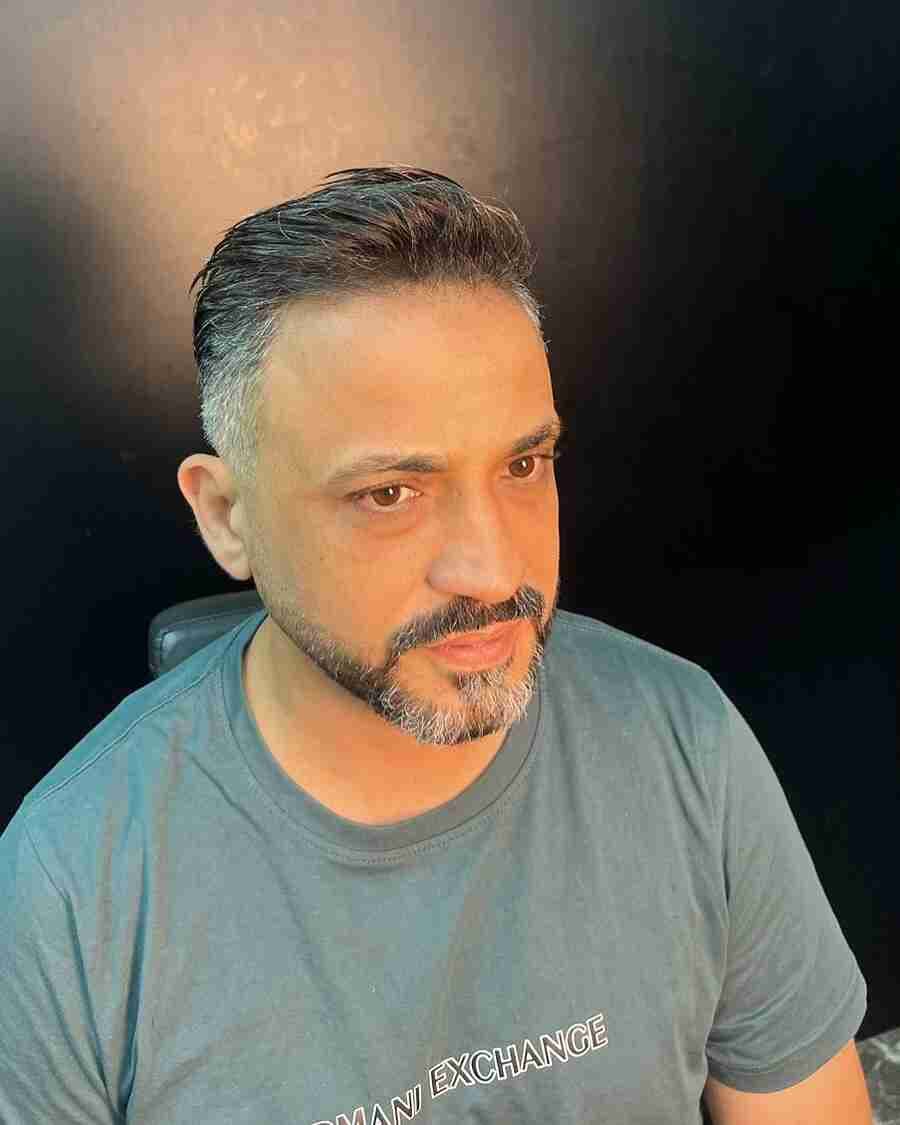 Client hair topper transformation Beirut